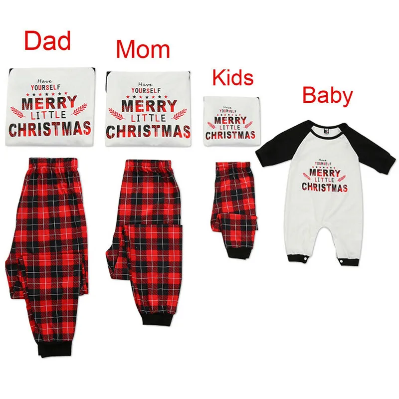 

2020 Family Christmas Pajamas XMAS Deer Print Sets For Adult Women Kids Family Matching Clothes Christmas Pajamas Family Outfits
