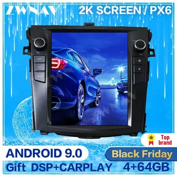 

Tesla screen Android 9 Car Multimedia Player For Toyota Corolla 2008-2013 GPS Navigation Auto video audio radio stereo head unit