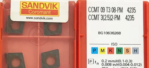 10 шт. вставки карбида CCMT 09 T308-PM 4235