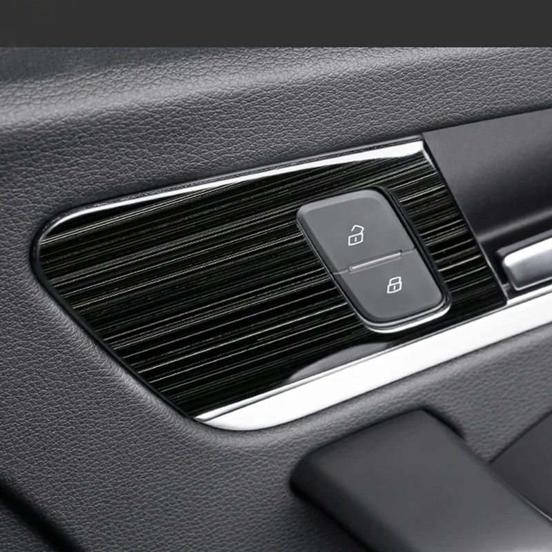 Carманго для Audi Q5 FY, кнопка управления для дверей, ворот, окна, переключатель панели, накладка, рамка, наклейка, аксессуары для интерьера