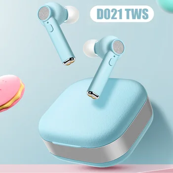 

2020 New D021 tws earphones wireless bluetooth 5.0 headphones Bass Super Music Headsets Sport Earbuds with charging box Mic