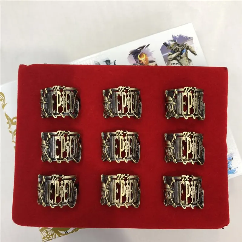 

wholesale Anime game the Avengers Naruto ONE PIECE Robot Mazinger APEX Fashion Ring Pierced Set toy model Accessories