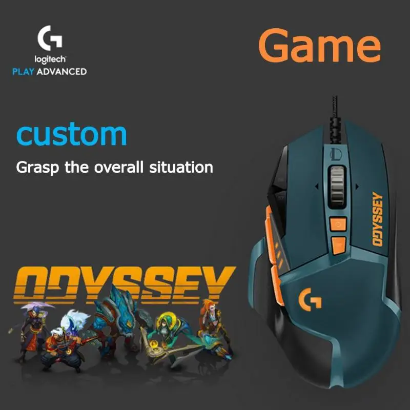 Logitech G502 Hero программируемая игровая мышь RGM 16000 dpi геймерская проводная мышь Компьютерные периферийные аксессуары