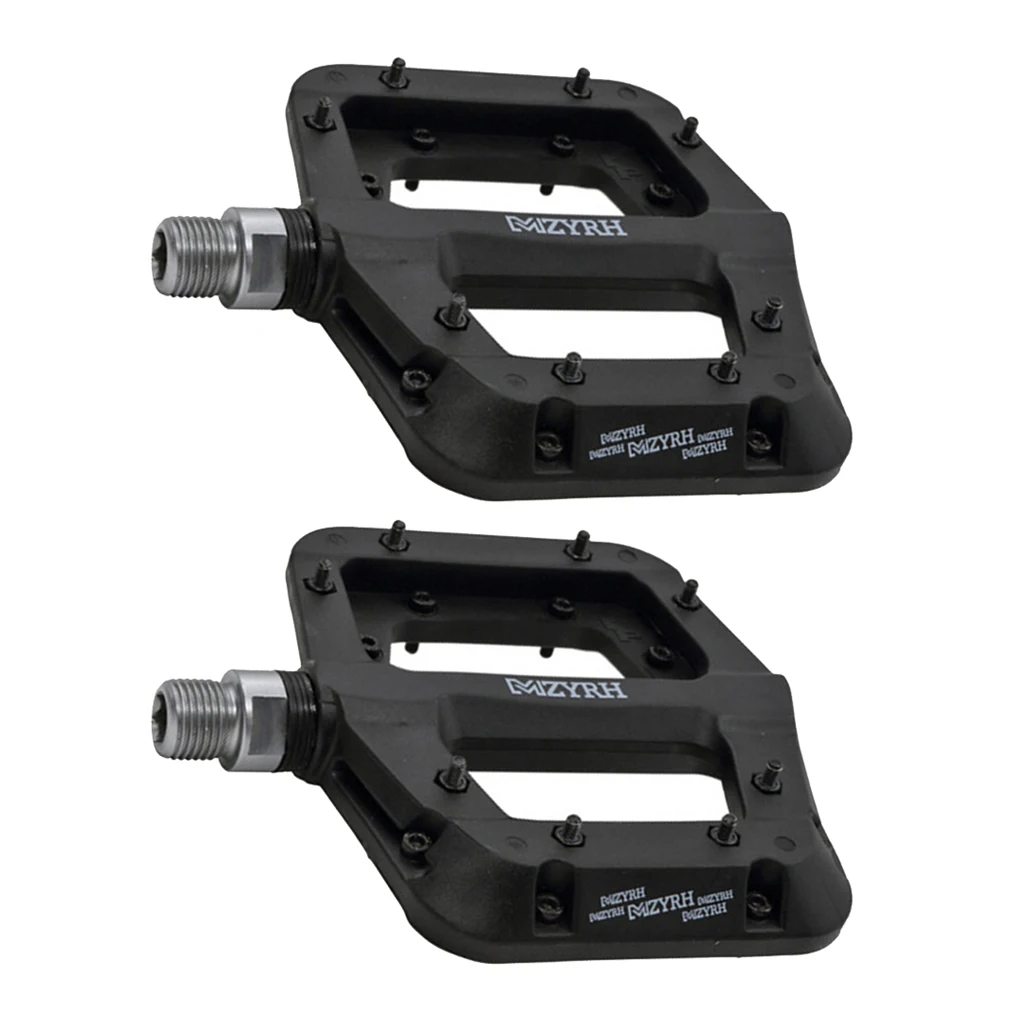 Черный Universal 9/16" Sealed Bearings Bike Pedals for Performance Road and Fixed Gear Bicycle- Select Colors - Цвет: Черный