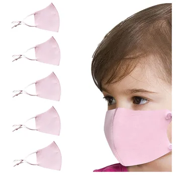 

5pcs Kids Cartoon Washable Reusable Cartoon proof Outdoor Face Cover Masks Reusable Face Mask Washable Mouth Mask Cloth Mask Mou