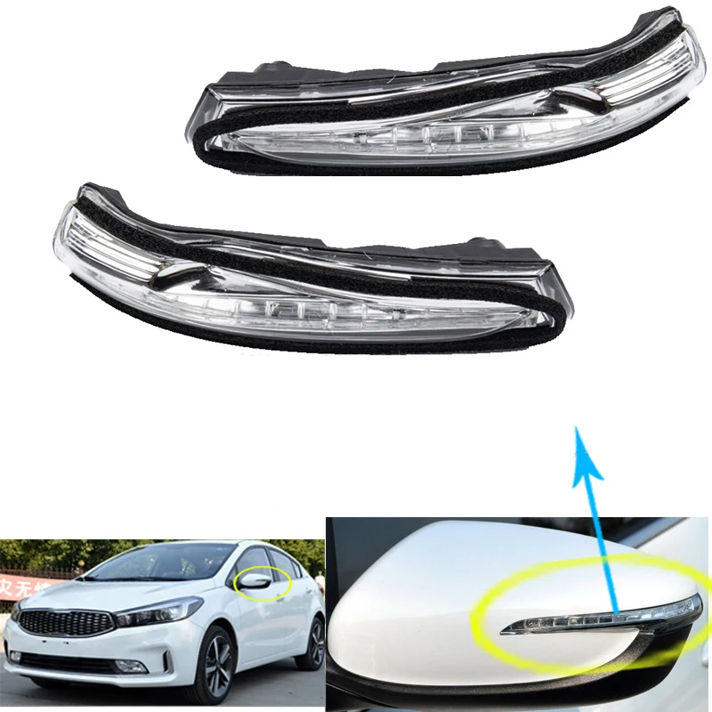 Car LED Rear View Mirror Signal Light Rearview Mirror Turning Signal