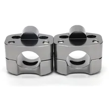 Универсальный мотоциклетный Алюминиевый винт с отверстием для мотокросса 28 мм руль стояки жир руль Крепление зажим для гонок и скутера полые