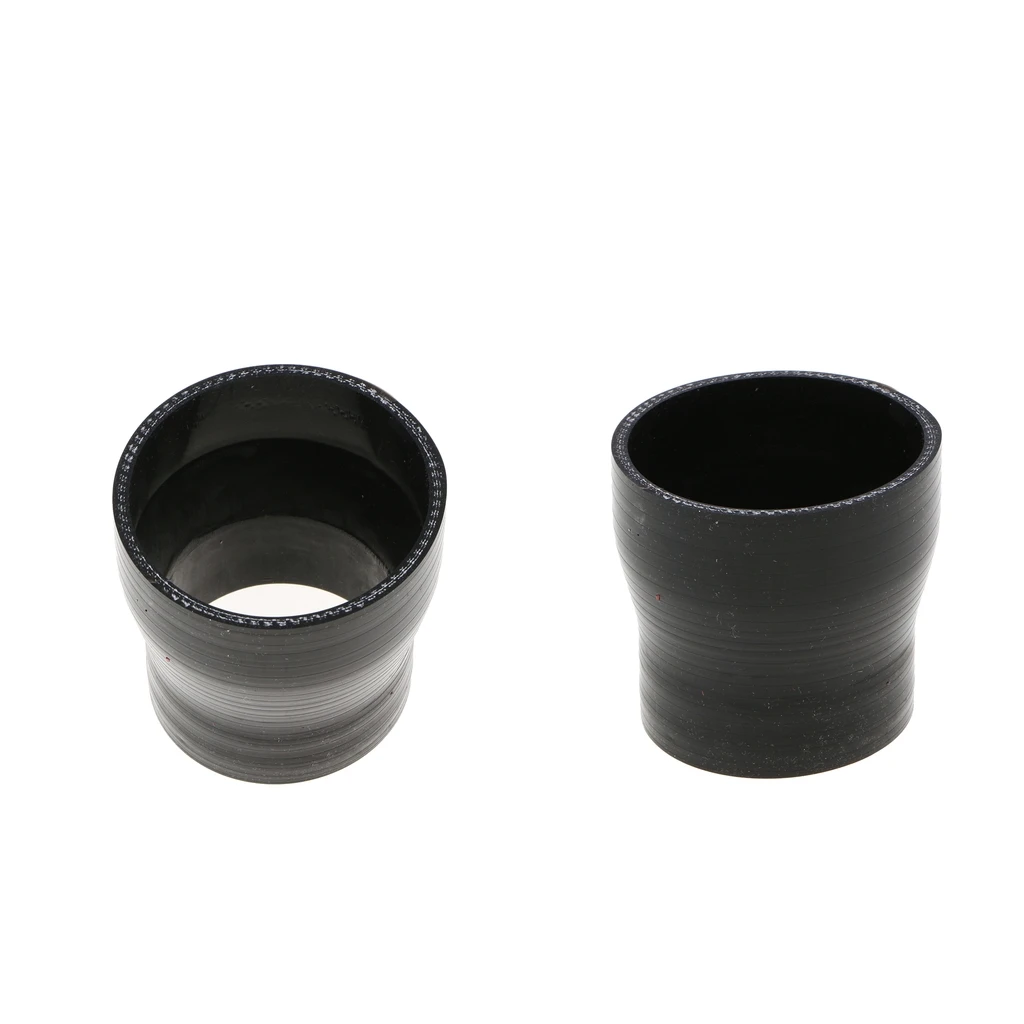 2PACK 4-ply 2''-2.5'' 51mm-63mm Straight Silicone Reducer  Hose Coupler