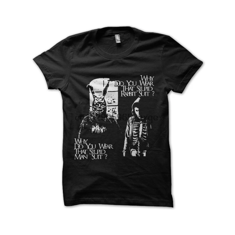 Men T Shirt Donnie Darko Black tshirts Women T-Shirt | Мужская одежда