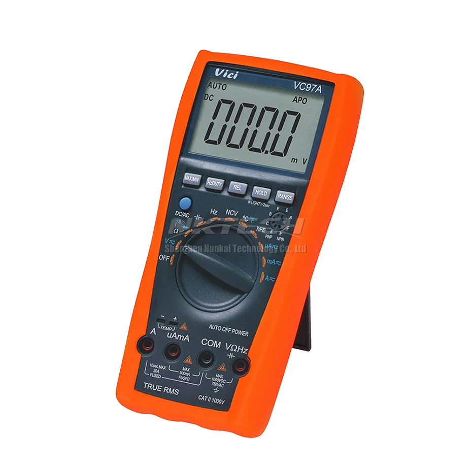 100% новый VC97 Авто Диапазон Цифровой мультиметр DMM AC DC v емкость Устойчив TEMP +