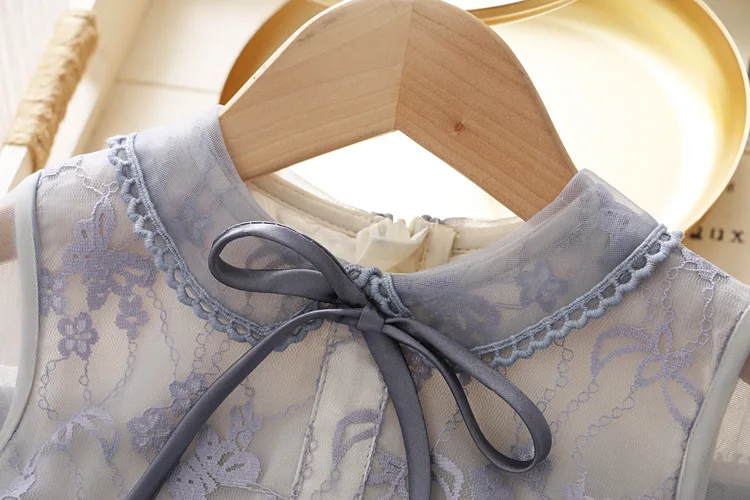 Новое весеннее сказочное детское платье принцессы; стильное платье с длинными рукавами и вышивкой в китайском стиле; Одежда для девочек
