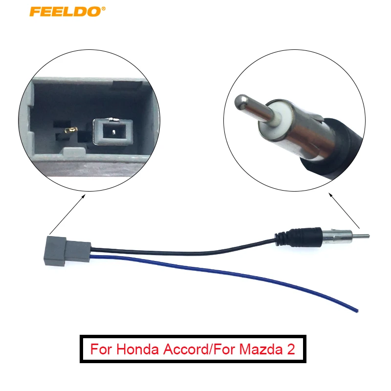 FEELDO 1 шт. автомобильный аудио стерео антенный адаптер для Mazda CX 5/Honda Civic 2005 UP