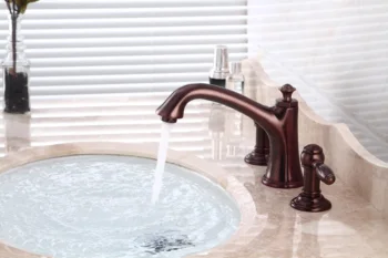 

Free ship ORB BROWN 8 inch 3 Holes widespread bathroom Lavatory Sink faucet mixer tap deck mounted Luxury tap