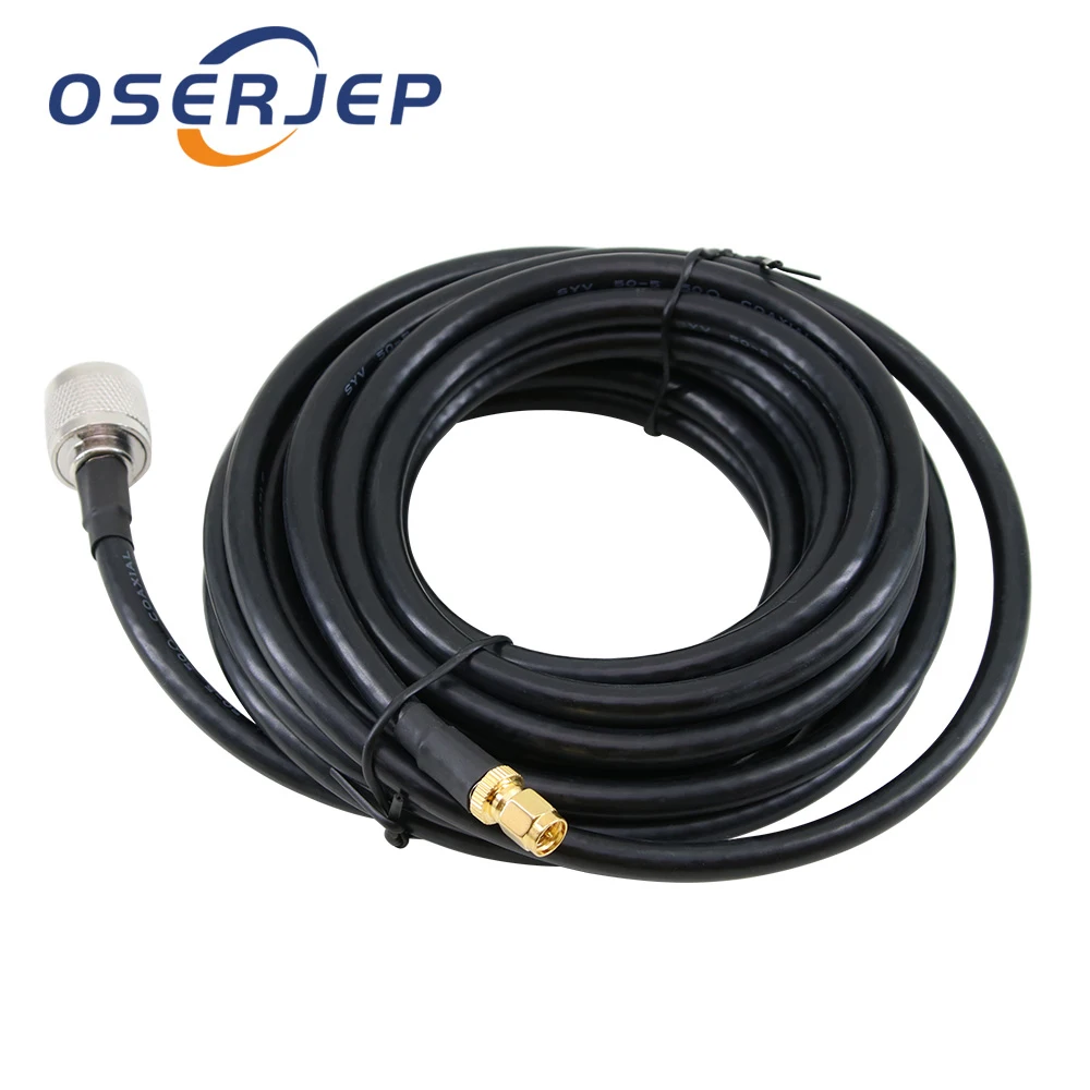 

SMA Male To N Male Connector 5D-FB 50-5 Coaxial Cable RF Adapter Cable 50Ohm 1/2/3m 5m 10m 15m