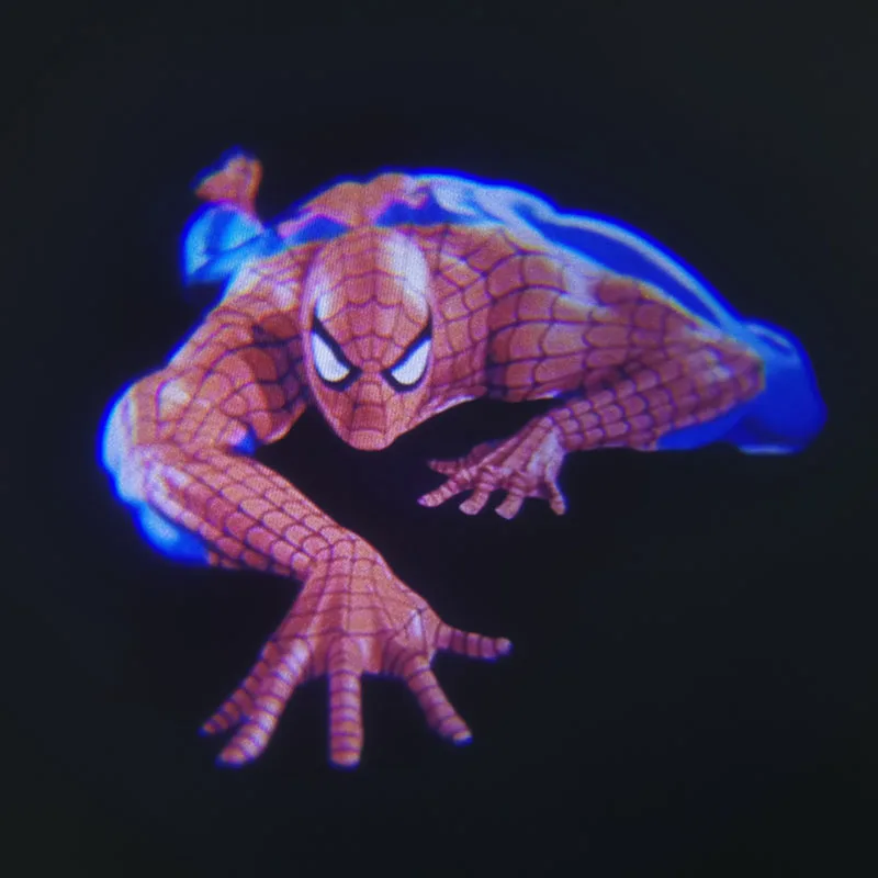 Spider-Man 2 шт. Универсальный беспроводной светодиодный Автомобильный Дверной лазерный проектор логотип призрак теневой светильник для стайлинга автомобиля вежливые фары, аксессуары для автомобиля - Испускаемый цвет: Spider-Man