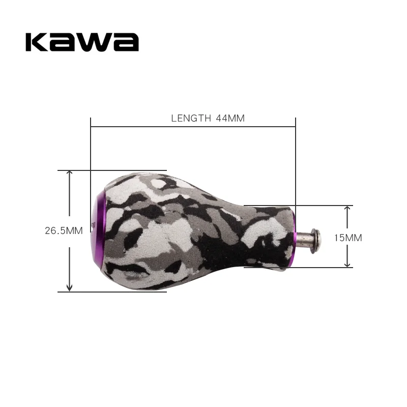 KAWA Fishing Reel Handle EVA Knob, DIY Bait Casting Spinning Reel Cranking Handle Knob for D/ S/ A Reel