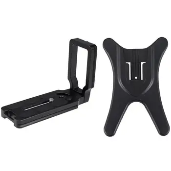 

2 Pcs Camera Accessories:1 Pcs MPU100 Quick Release L Plate Bracket (Black) & 1 Pcs Flash Stand AS-21 ISO 518 Hot Shoe