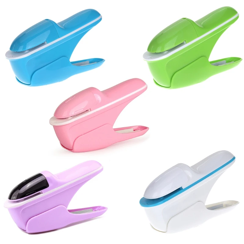 

No Staples Nail Free Stapler Mini Paper Book Binding Stapling Machine Stapleless