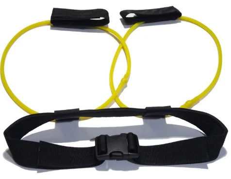 Yellow 10 Lbs Набор резинок для Попы, резинки для ягодиц, ног, мышц, фитнеса, отрегулируйте пояс, эластичные резинки, Педальный Тренажер, тренировка - Цвет: Yellow 10 Lbs