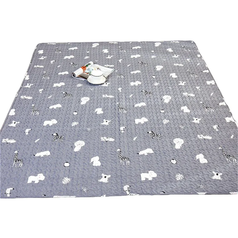 

Cartoon Baby Gym Mat Cotton Baby Crawling Mat Kids Carpet Baby Play Mat Child Home Decor Living Room Rug Toddler Fence Game Pad