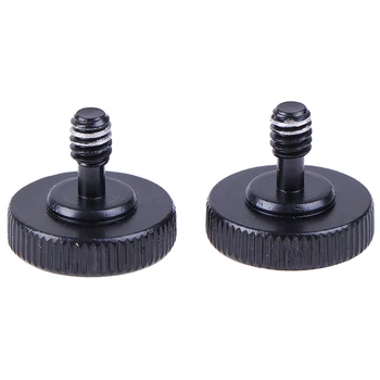 

2Pcs 1/4 inch Thumb Screw Camera Quick Release Female L Bracket Mount Adapter