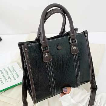

New Casual Shoulder Bag Fashion Messenger Bags For Women New Designer Bag Retro Tote Shoulder Bags Top-handle Bags