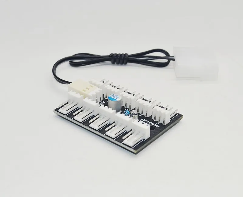 Контроллер скорости вентилятора для ПК кабель питания Molex от 1 до 10|Компьютерные