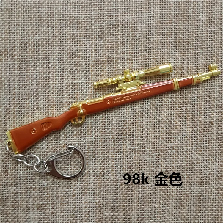 2020 PUBG Jedi Survival 98K мужской брелок пистолет Подвеска на рюкзак AWM gun Модель M249 mold eat