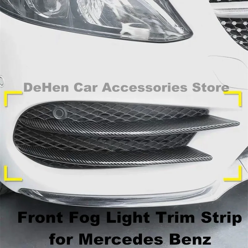 Для Mercedes Benz C Class W205 C43 AMG C180 C200 15 18 передние противотуманные фары крышка решетка