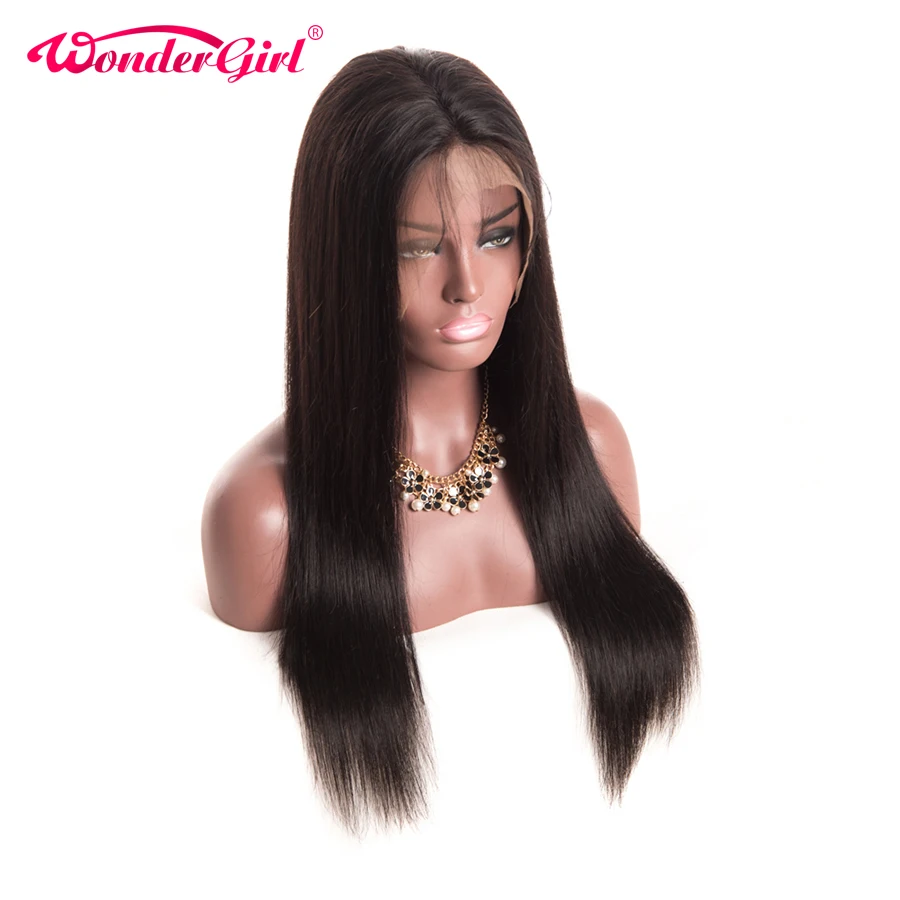 Wonder girl 13x4 парики из натуральных волос на кружеве с волосами младенца 180 плотность