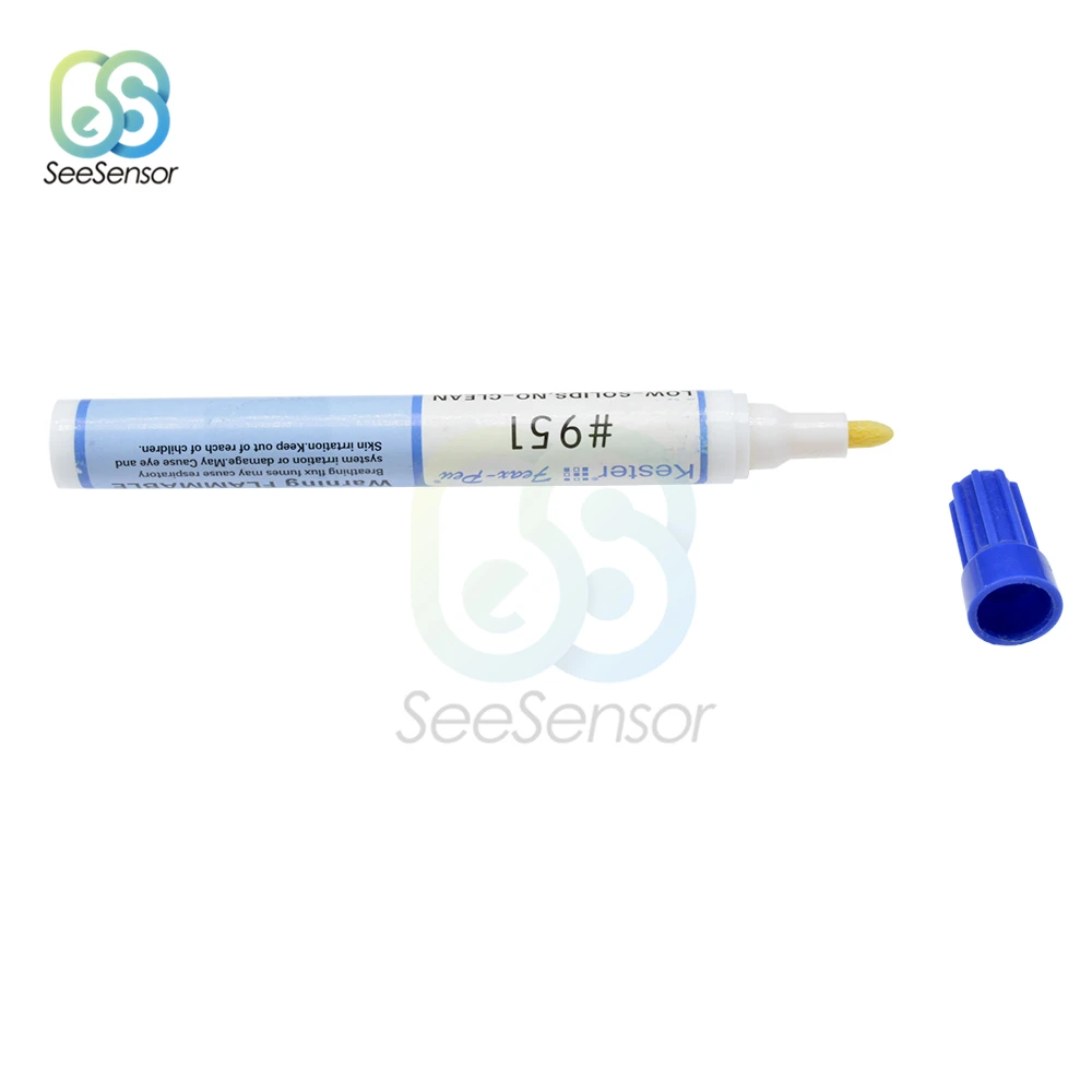 951 10ml Soldering Rosin Flux Pen Low-Solids Non-clean For Solar Cell Panel DIY