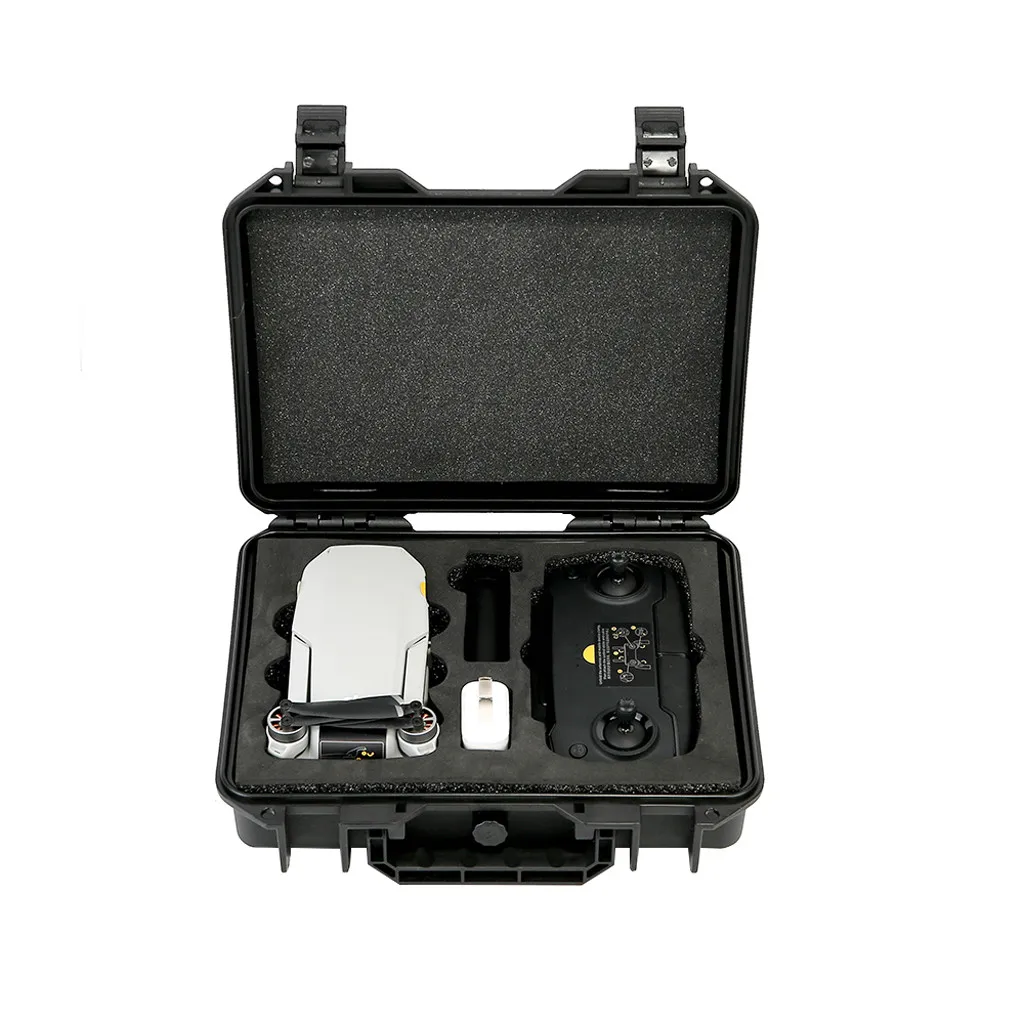 Водонепроницаемый компактный жесткий чехол для хранения в путешествии для DJI Mavic Mini RC Drone Жесткий ABS отсек водонепроницаемый слой - Цвет: Светло-серый