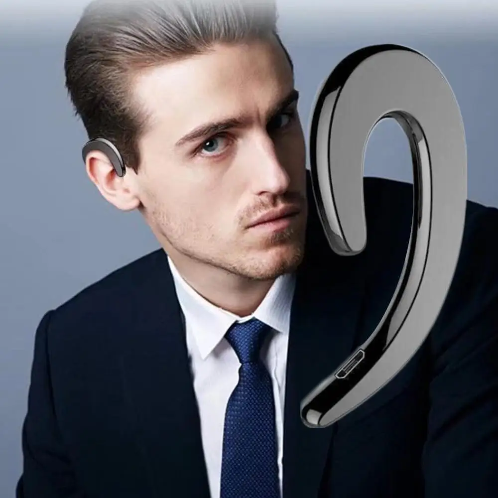 Bluetooth наушники с костной проводимостью не вставляйте в ухо беспроводные висячие