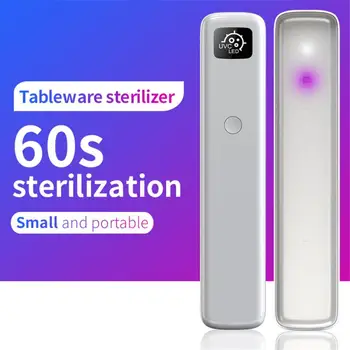 

1PC 5V Portable UVC+UVA ultraviolet Sterilizer Box Personal Tableware Sanitizer Disinfection Case for Home