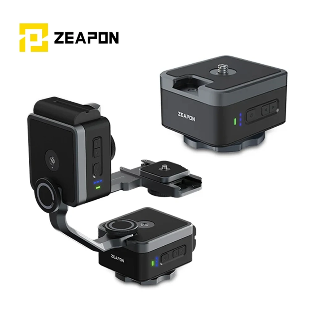 

ZEAPON PS-E1 PONS PT моторизованная панорамная головка с одинарной осью и Двойной Осью, панорамная головка для камер DSLR слайдер