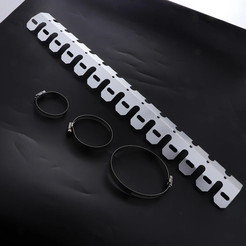 Motorcycle 60cm Exhaust Mufflers Anti Hot Aluminum Heat Shield Cover Pipe Leg Protector Universal for 2-stroke motorcycle Yamaha