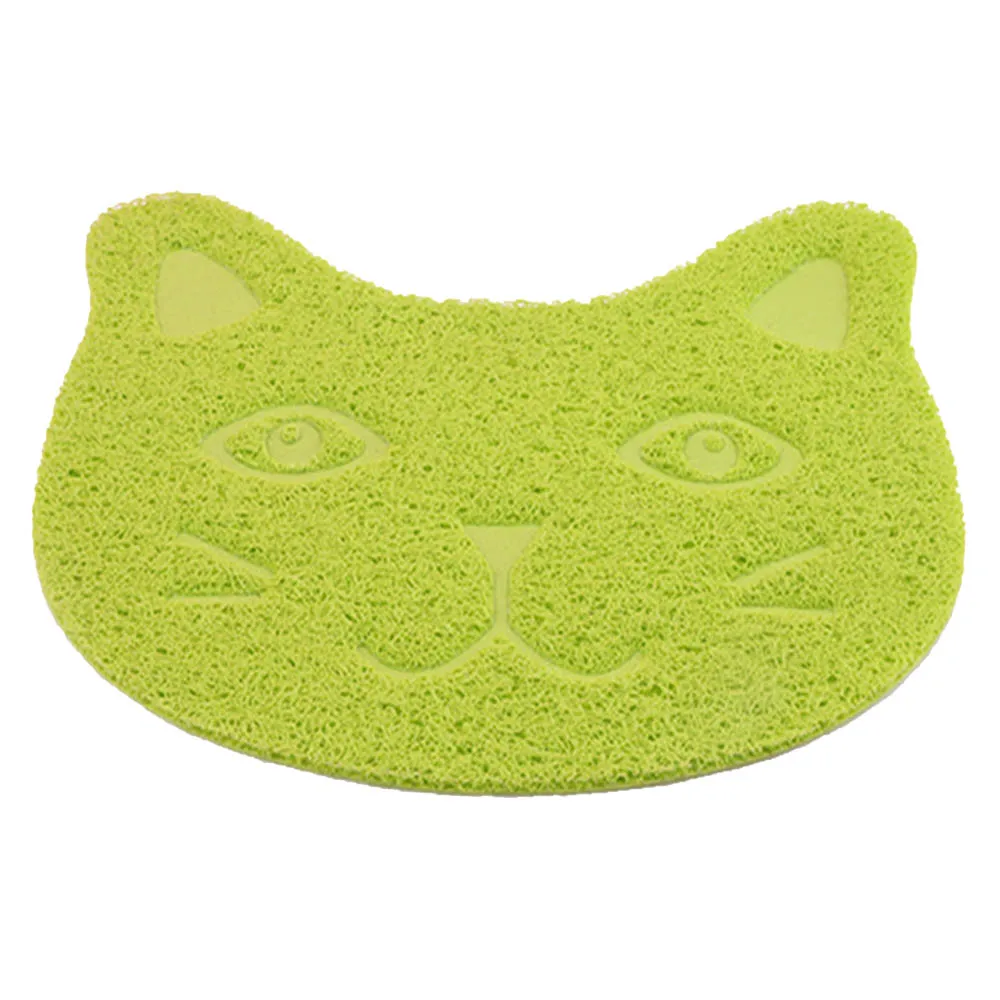 Коврик для туалета для домашних питомцев, кошек, котят, водонепроницаемый коврик для домашнего туалета - Цвет: Yellow Green