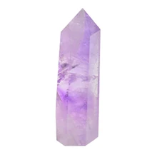 Natural Rock Quartz Crystal Wand Point Healing Mineral Stone