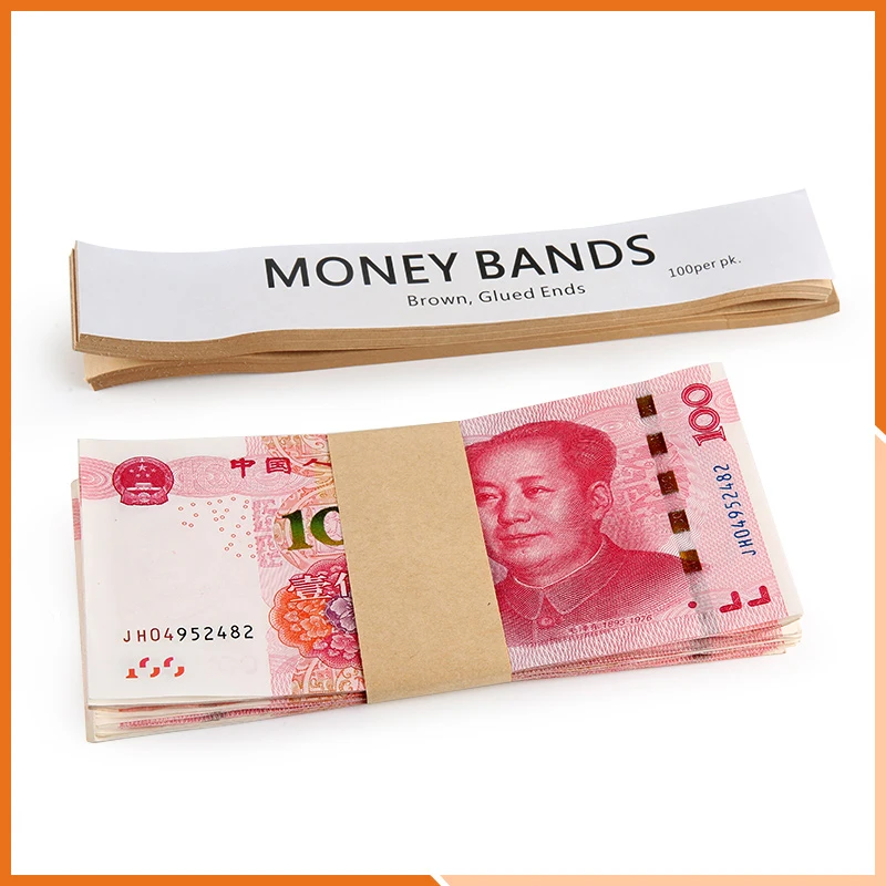 100 X £20 note money bands UK currency straps FAST POSTAGE 