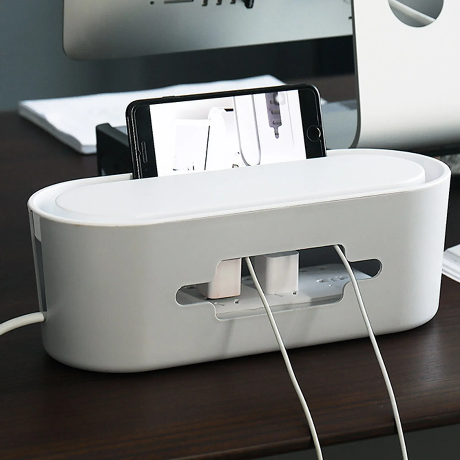 Cable Storage Box Management Network Line Large Bin Supplies Plug Board