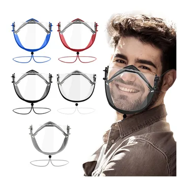 

Fast Delivery Within 24 Hours 1/2PC Free radical alternate transparent shield and respirator Transparent mask Bandage