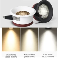 [DBF]2020 New Honeycomb Nest Anti Glare Lens Recessed LED Downlight 4