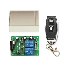 433 МГц Беспроводной RF пульт дистанционного управления и 433 МГц Переключатель DC12V релейный модуль приемника для двигателя постоянного тока вперед и назад. Контроллер для