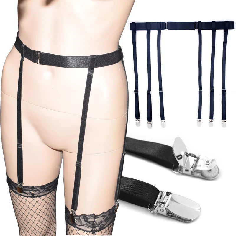 European and American fashion ladies garter belt elastic stocking clip  suspenders women sexy