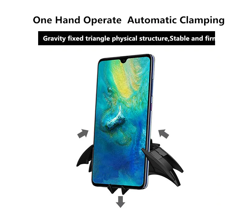 NEW Design Cool Bat Car Air Vent Phone Holder for Samsung Xiaomi iPhone Universal Gravity Stand cellPhone Support Bracket in Car