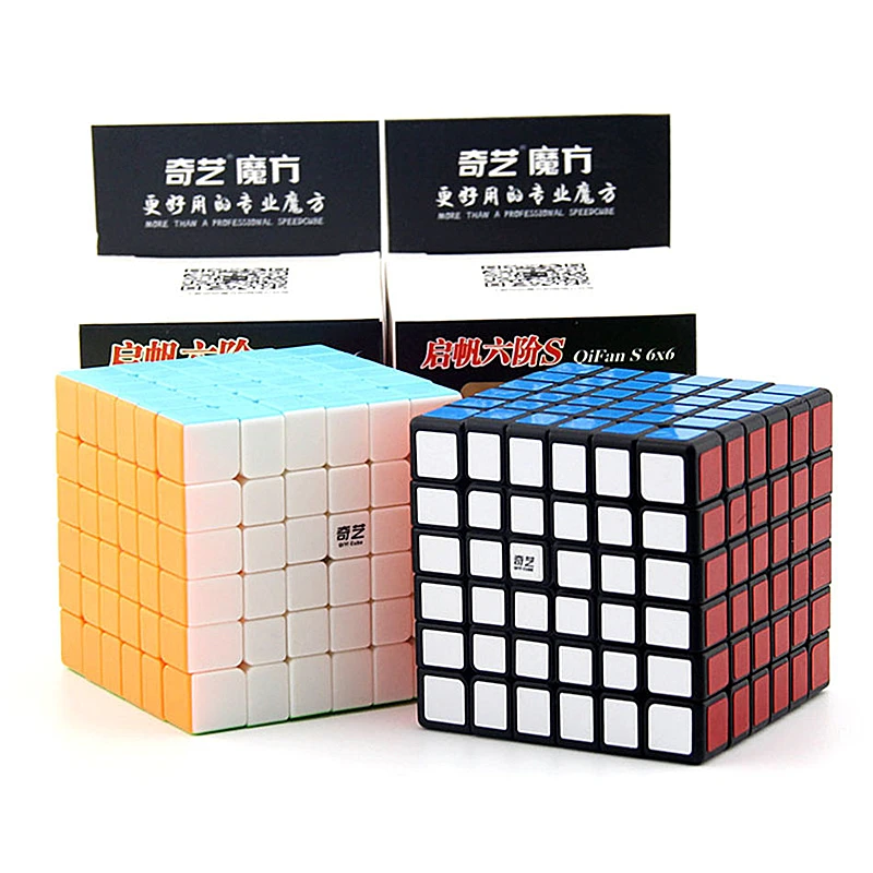 Qiyi Qifan S 6x6x6 Скоростной куб QIFAN S 6x6 головоломка волшебный куб QIYI 6X6 волшебный куб обучающий куб игрушки