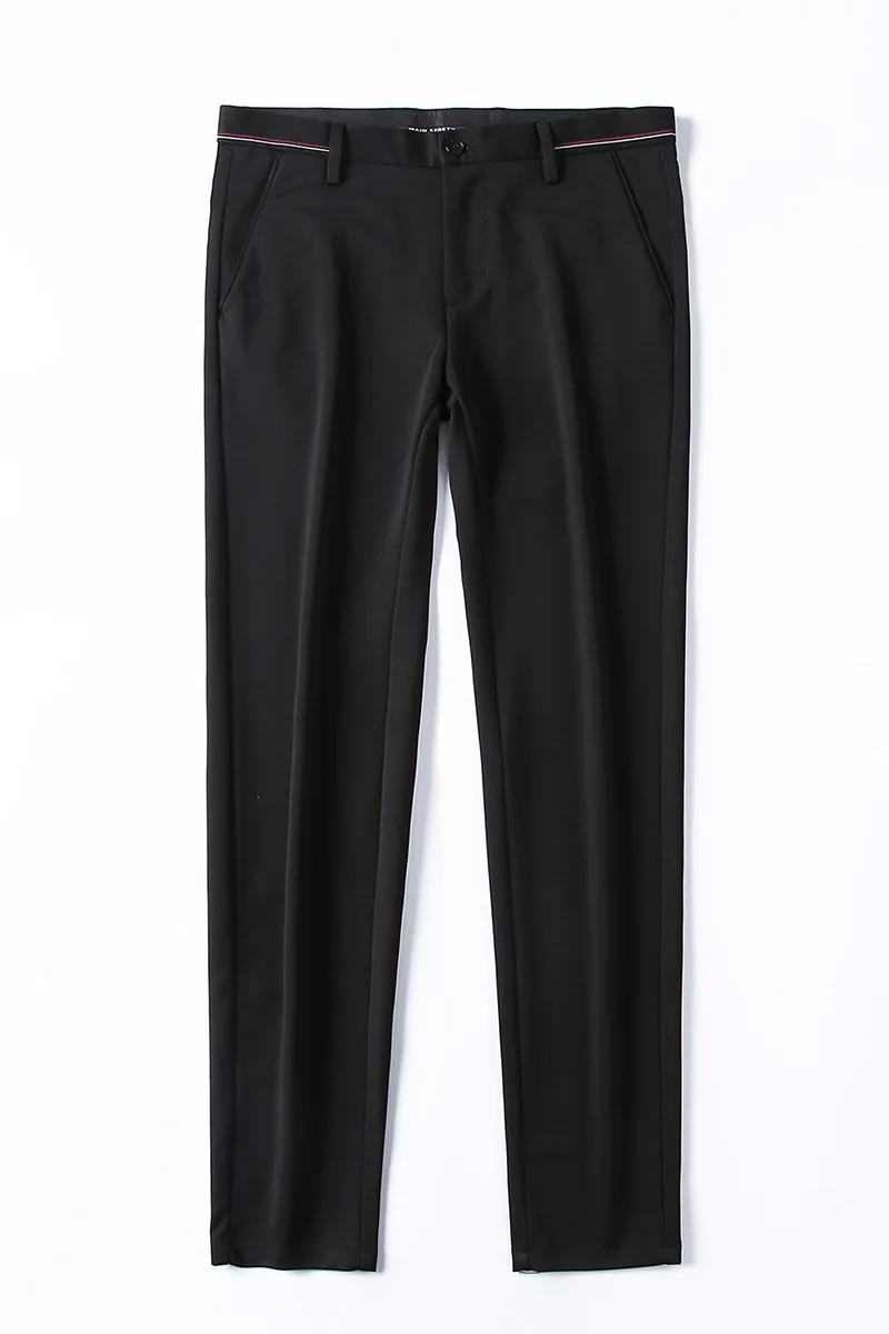 Брюки мужские Slim Fit Свадебные Формальные Брюки мужские строгие брюки черный костюм Homme Свадебный костюм брюки мужские офисные брюки Новинка