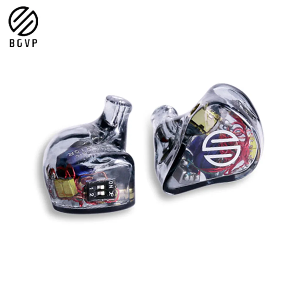 BGVP DH3 1DD + 2BA гибридные наушники в ухо индивидуальный наушник HIFI Музыка DJ съемный MMCX