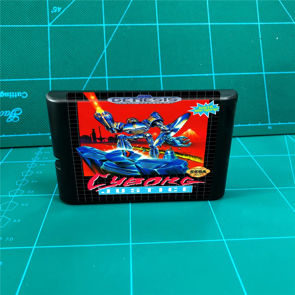 Киборг справедливости 16 бит MD игры Картридж для MegaDrive Genesis консоли|Запасные части|
