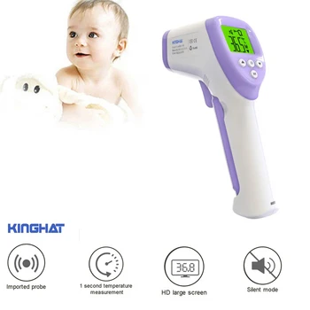 

Infrared Electronic Household Thermometer LCD Digital Non-contact IR Forehead Temperature Fever Measure Tool for Baby Adult